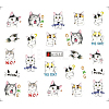 Kitten Theme Nail Art Water Transfer Stickers Decals MRMJ-Q080-A1532-2