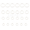 30Pcs 5 Size 316L Surgical Stainless Steel Hoop Earring Findings STAS-ZZ0001-03G-2