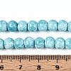 Baking Paint Glass Beads Strands DGLA-N016-6mm-08-4