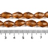 Transparent Glass Beads Strands EGLA-N013-T10mm-D16-4