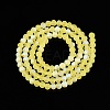 Transparent Glass Beads Strands EGLA-A044-T4mm-MB29-3