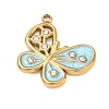 304 Stainless Steel Enamel Pendants SA-CBAAE04-06G-02-2