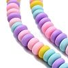 Handmade Polymer Clay Beads Strands X-CLAY-N008-008M-3