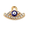 Alloy Enamel Rhinestone Glass Pendants X1-ENAM-U003-02G-05-1