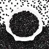 Picasso Spray Painted Glass Seed Beads SEED-T006-04-13-1
