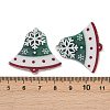 Christmas Themes Opaque Printed Acrylic Pendants LS-OACR-B037-01-3