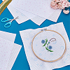 6Pcs 3 Colors 11CT Cross Stitch Fabric Sheets AJEW-PH0006-56-4
