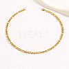 Stainless Steel Figaro Chain Necklace for Women XQ5434-1