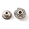 Tibetan Style Alloy 3 Hole Guru Beads X-FIND-A031-04AS-3