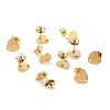 Ion Plating(IP) 304 Stainless Steel Stud Earring Findings STAS-I183-02A-G-1