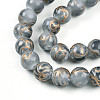 Baking Paint Glass Beads Strands DGLA-N010-10mm-09-3
