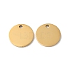304 Stainless Steel Charms STAS-Q308-09H-G-1
