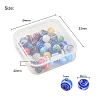 48Pcs Handmade Millefiori Glass Beads LK-YW0001-02B-4