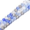 Electroplate Glass Beads Strands EGLA-D018-02E-1