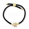Adjustable Nylon Cord Bracelets BJEW-C096-01G-26-4