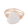 Natural Shell Finger Rings RJEW-TA00227-02-3