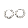Tarnish Resistant 304 Stainless Steel Huggie Hoop Earrings LS-EJEW-F111-16mm-P-2