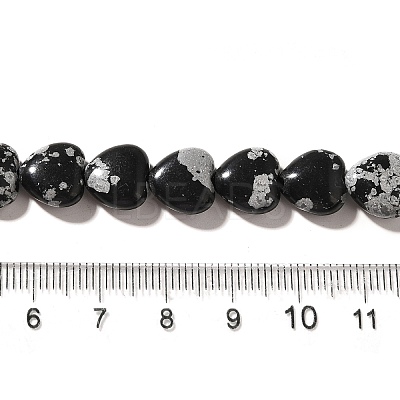 Natural Snowflake Obsidian Beads Strands G-R190-10mm-51-1