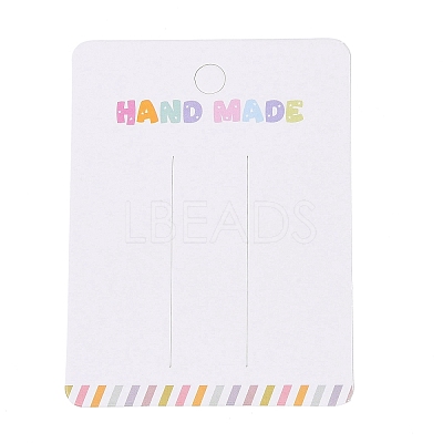 Cardboard Paper Jewelry Display Cards for Hair Clip Storage CDIS-N004-08-1