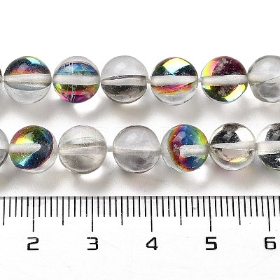 Transparent Glass Beads GLAA-B022-8mm-03-1