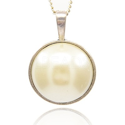 Tibetan Style Alloy Pendants PALLOY-J201-01AS-1