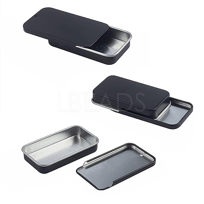 Rectangle Tinplate Cans CON-WH0075-04B-1