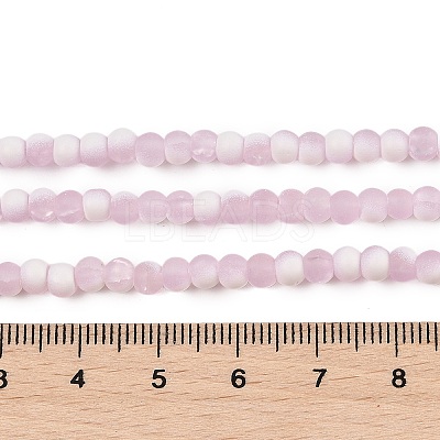 Frosted Crackle Glass Beads X1-GLAA-U001-4mm-M03-1