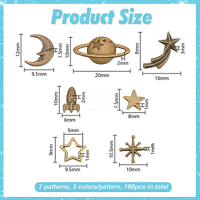 Zinc Alloy Links and Zinc Alloy Cabochons PALLOY-OC0001-37-1