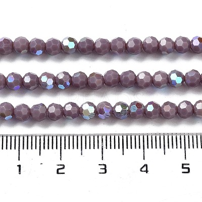 Opaque Glass Beads Strands EGLA-A035-P4mm-L11-1