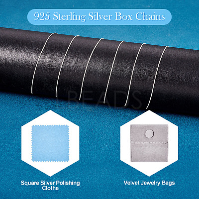 925 Sterling Silver Box Chains STER-TA0001-26-1