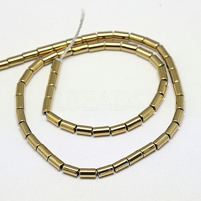 Electroplate Non-magnetic Synthetic Hematite Beads Strands G-J162-B-01-1