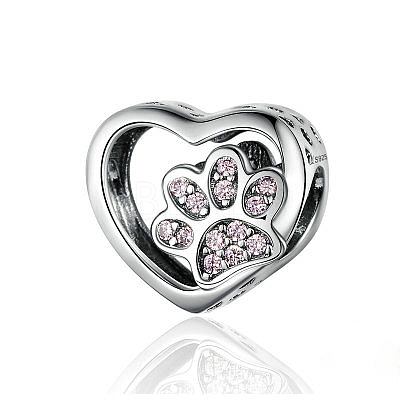925 Sterling Silver Euorpean Beads STER-FF0013-01-1