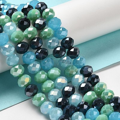 Glass Beads Strands EGLA-A034-M10mm-58-1