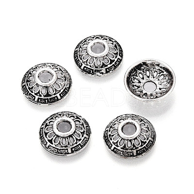Tibetan Style Alloy Bead Cone TIBEB-T004-17AS-1
