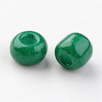 6/0 Baking Paint Glass Seed Beads X-SEED-S003-K26-1