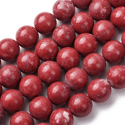 Natural Howlite Beads Strands G-H343-D06-12mm-A-1
