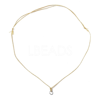 Adjustable Polyester Cord Necklace Making AJEW-JB01379-01-1