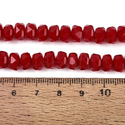 Opaque Glass Beads Strands GLAA-Q114-01A-B04-1