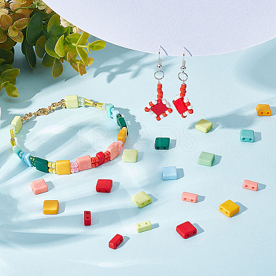 6 Bags 2 Style Opaque Acrylic Multi-Strand Links SACR-NB0001-15-1