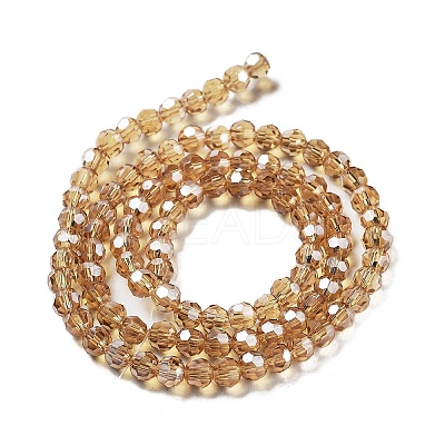 Electroplate Transparent Glass Beads Strands LS-EGLA-A035-T4mm-A17-1
