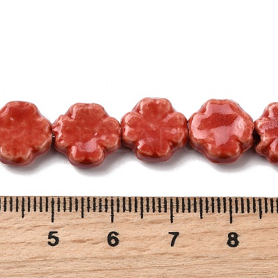 Handmade Porcelain Beads Strands PORC-K010-05-1