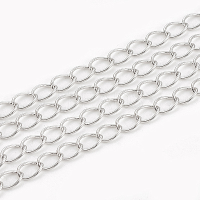 Soldered Brass Curb Chains CHC-S003-06P-1