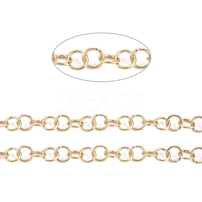PVD Vacuum Plating 304 Stainless Steel Rolo Chains CHS-F011-08A-G-1