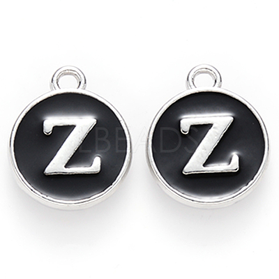 Platinum Plated Alloy Charms ENAM-S118-02Z-P-1