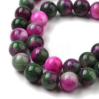 Jade Beads Strands G-D264-8mm-XH18-1