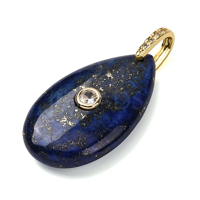 Natural Lapis Lazuli Pendants G-B188-01G-06-1