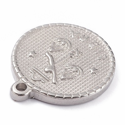 304 Stainless Steel Pendants LS-STAS-O140-02P-L-1