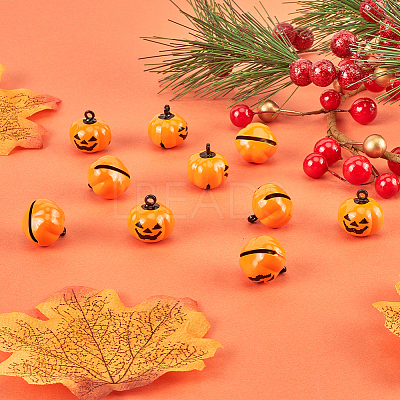 20Pcs Halloween Pumpkin Bell  KKB-GF0001-01-1