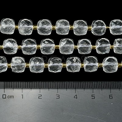 Natural Quartz Crystal Beads Strands G-Q010-A27-01-1