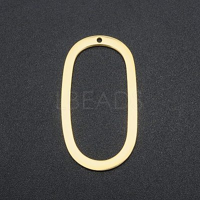 201 Stainless Steel Open Back Bezel Pendants STAS-R111-LA188-1